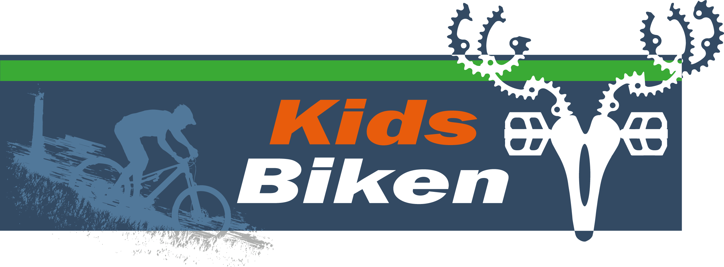 Kids Biken Banner Logo
